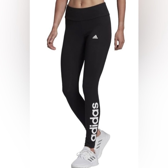 Adidas Sport Essentials Climalite Leggings - Picture 1 of 12